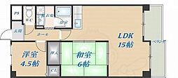 第5大原マンション 4階/-