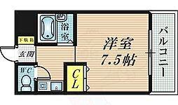 アーネスト 1Kの間取図画像