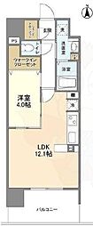 ハイライン3 1LDKの間取図画像