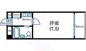 サンライズ千代崎  ｜ 大阪府大阪市西区千代崎２丁目（賃貸マンション1K・7階・20.00㎡） その2