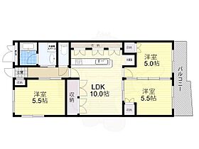 西道頓堀コーポ1号棟  ｜ 大阪府大阪市西区南堀江４丁目（賃貸マンション3LDK・13階・60.77㎡） その2