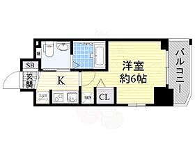 クリスタルグランツ大阪センターSt  ｜ 大阪府大阪市西区九条南２丁目（賃貸マンション1K・6階・20.32㎡） その2