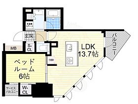 コンフォリア・リヴ本町WEST Q  ｜ 大阪府大阪市西区立売堀３丁目8番（賃貸マンション1LDK・17階・45.44㎡） その2