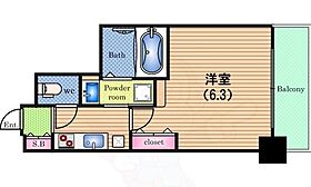 大阪府大阪市浪速区幸町３丁目（賃貸マンション1K・12階・20.84㎡） その2