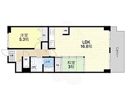 メゾンドヴィル北堀江 2階