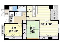 エル・セレーノ九条 4階/-