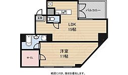 創空KYUTARO 1LDKの間取図画像