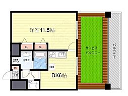 ウイングコート阿波座 9階