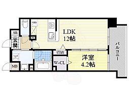 グレースリバー中之島 8階/-