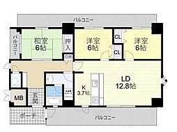 エル・セレーノ九条 8階/-