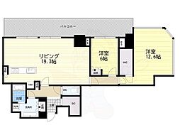 プレミストタワー大阪新町ローレルコート 34階/-