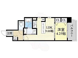 ラクラス江戸堀 6階/-