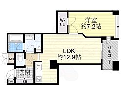 ディーグラフォート大阪NYタワー肥後橋 12階