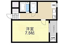 メモワール江戸堀 1Kの間取図画像