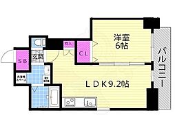 ロイヤルヒル2 1LDKの間取図画像