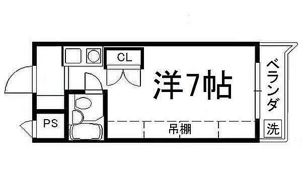 K s Common Garden同志社前 332｜京都府京田辺市三山木野神(賃貸マンション1K・3階・18.70㎡)の写真 その2