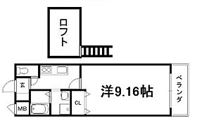 来春入居グランディール22 502 ｜ 京都府京田辺市三山木中央1丁目（賃貸マンション1K・4階・28.42㎡） その2