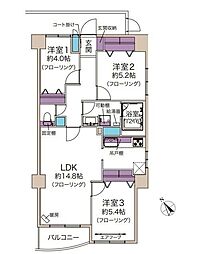 間取図画像 3LDK