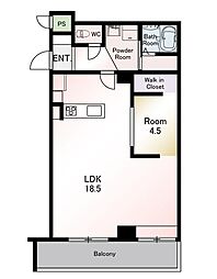 サンローゼ札幌 1LDKの間取図画像