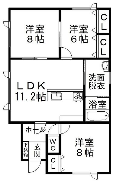 間取りを拡大表示