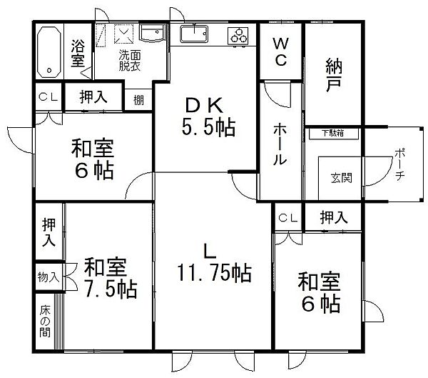 間取りを拡大表示