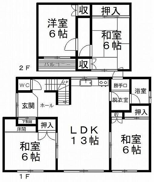 間取りを拡大表示