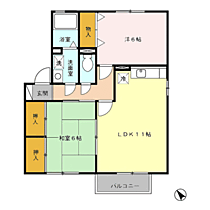 サンタビレッジ　Ｃ 201 ｜ 福井県越前市芝原2丁目8－28（賃貸マンション2LDK・2階・55.60㎡） その2