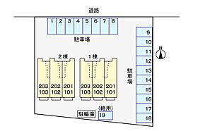 フランメゾン2 103 ｜ 福井県越前市瓜生町29－6－1（賃貸アパート1R・1階・33.15㎡） その3