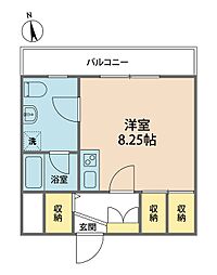 間取図画像 ワンルーム