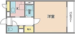 プロムナードハイツ 1Kの間取図画像