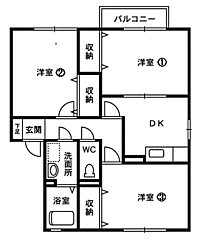 物件の間取り