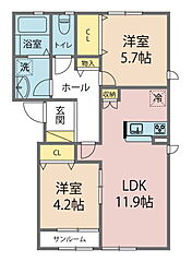 物件の間取り
