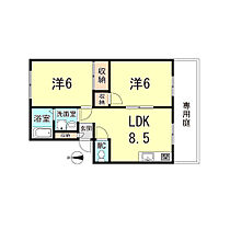 アネックスII 101 ｜ 兵庫県西宮市甲東園１丁目（賃貸アパート2LDK・1階・49.72㎡） その2