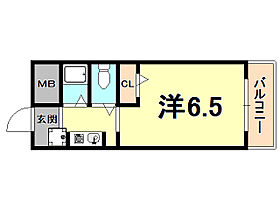 サウザンド15 211 ｜ 兵庫県西宮市安井町（賃貸マンション1R・2階・21.00㎡） その2