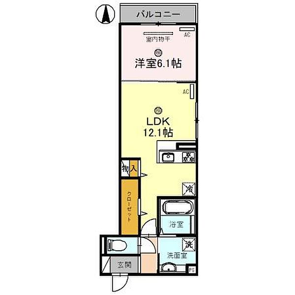 ヴェラ ロホ 303｜兵庫県西宮市常磐町(賃貸アパート1LDK・3階・45.32㎡)の写真 その2