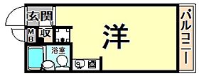 甲子園上鳴尾シティハウス 110 ｜ 兵庫県西宮市上鳴尾町（賃貸マンション1R・1階・18.00㎡） その2