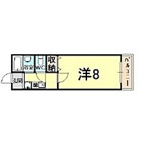 カサフィオーレ 202 ｜ 兵庫県西宮市鳴尾町３丁目（賃貸アパート1K・2階・19.87㎡） その2