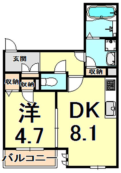 Ｂａｓｅ　Ｋ 202｜兵庫県西宮市甲子園六番町(賃貸アパート1DK・2階・35.32㎡)の写真 その2