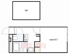 レオパレスドリーム甲東園 106 ｜ 兵庫県西宮市神呪町（賃貸アパート1K・1階・20.28㎡） その2