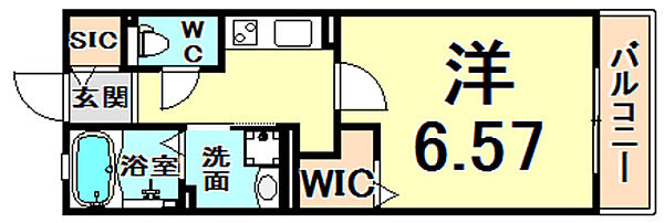 Ｙ’ｓ　ｃｏｕｒｔ甲子園 102｜兵庫県西宮市甲子園町(賃貸アパート1K・1階・28.00㎡)の写真 その2