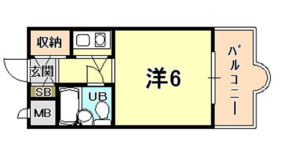 ＭＩＺＵＫＩ夙川 105｜兵庫県西宮市松園町(賃貸マンション1R・1階・14.82㎡)の写真 その2