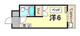 シンコーヴィラ 205 ｜ 兵庫県西宮市甲東園２丁目（賃貸マンション1R・2階・18.40㎡） その2