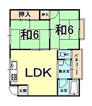 トキワマンション 207 ｜ 兵庫県西宮市甲子園高潮町（賃貸マンション2LDK・2階・50.00㎡） その2