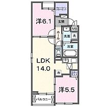 ベルフローラ 104 ｜ 兵庫県西宮市上ケ原三番町（賃貸アパート2LDK・1階・56.62㎡） その2