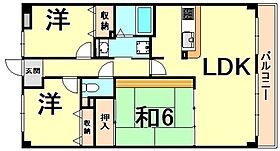 レフィナード 405 ｜ 兵庫県西宮市広田町（賃貸マンション3LDK・4階・72.00㎡） その2