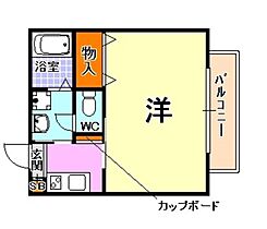 兵庫県芦屋市浜町（賃貸アパート1K・2階・27.50㎡） その2