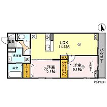 コンフィエ鳴尾 303 ｜ 兵庫県西宮市鳴尾町２丁目（賃貸アパート2LDK・3階・60.28㎡） その2