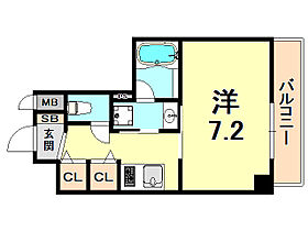 ブランＴＡＴ西宮本町II 203 ｜ 兵庫県西宮市本町（賃貸マンション1K・2階・26.40㎡） その2