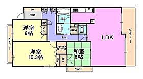 クエルクス 301 ｜ 兵庫県芦屋市津知町（賃貸マンション3LDK・3階・105.20㎡） その2