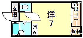 六甲参番館 104 ｜ 兵庫県神戸市灘区篠原南町３丁目（賃貸マンション1R・1階・18.66㎡） その2